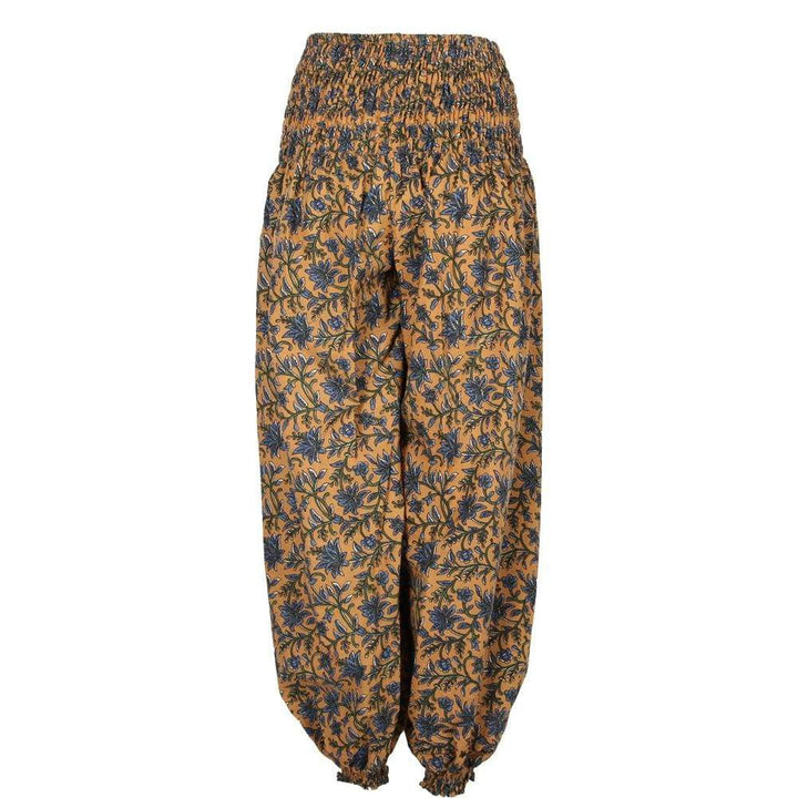 Floral Block Print Genie Harems