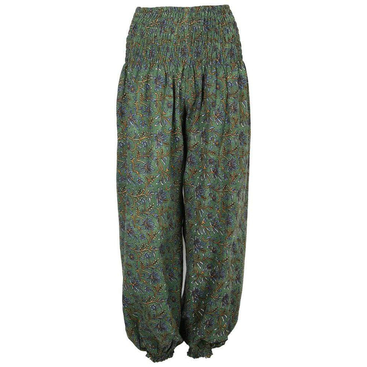 Floral Block Print Genie Harems