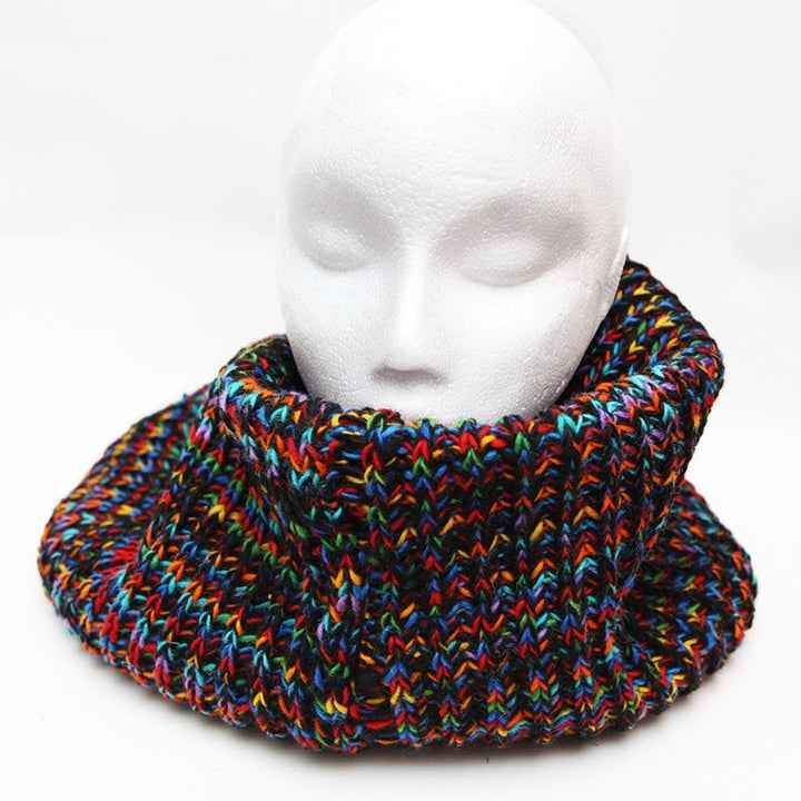 Oversized Chunky Knit Circle Scarf..