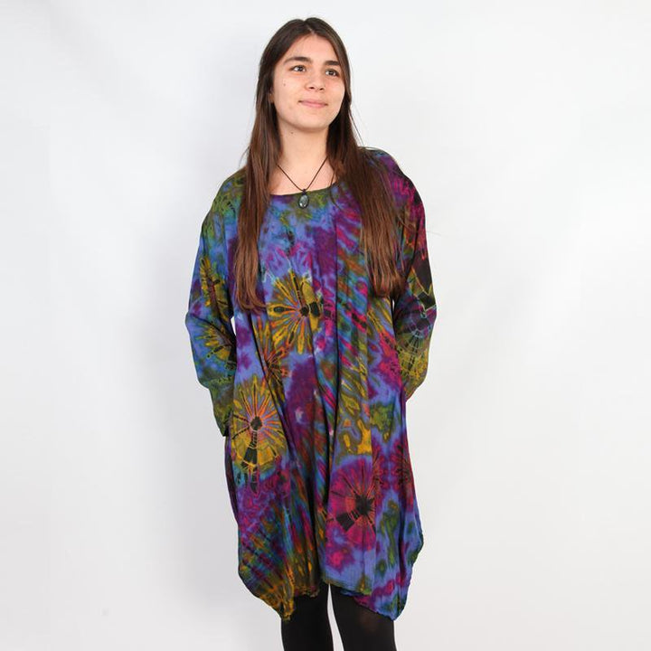 Tie Dye Smock Dress