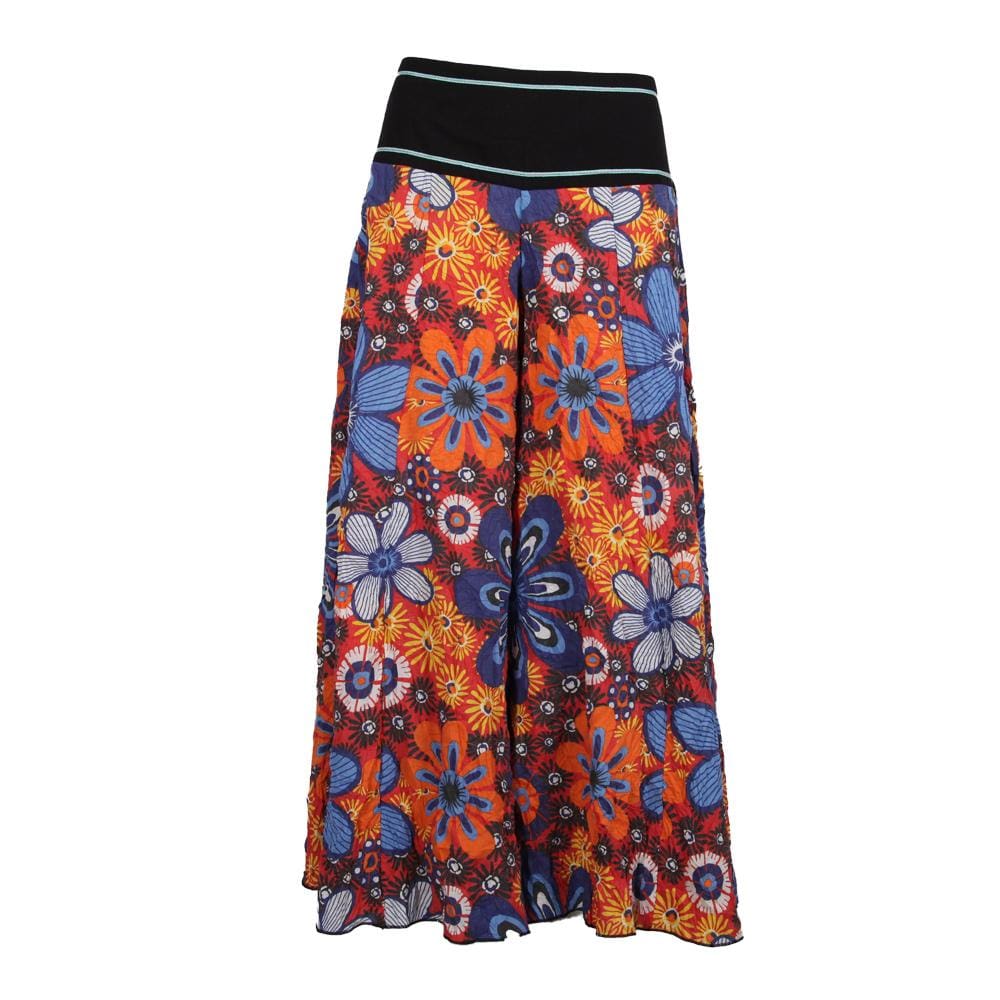 Extreme Wide Leg Floral Trousers.