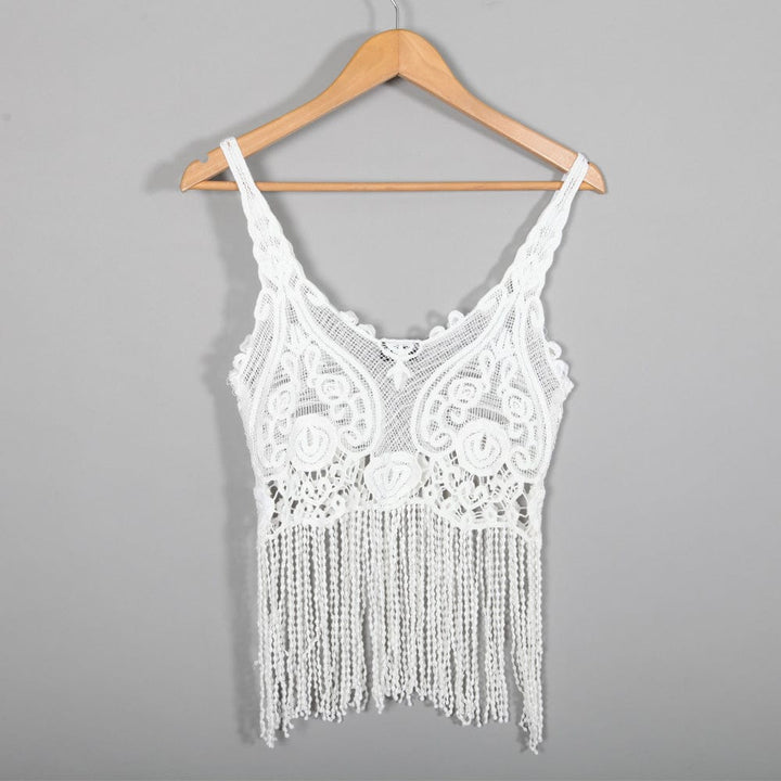 Petite Crochet Vest Top