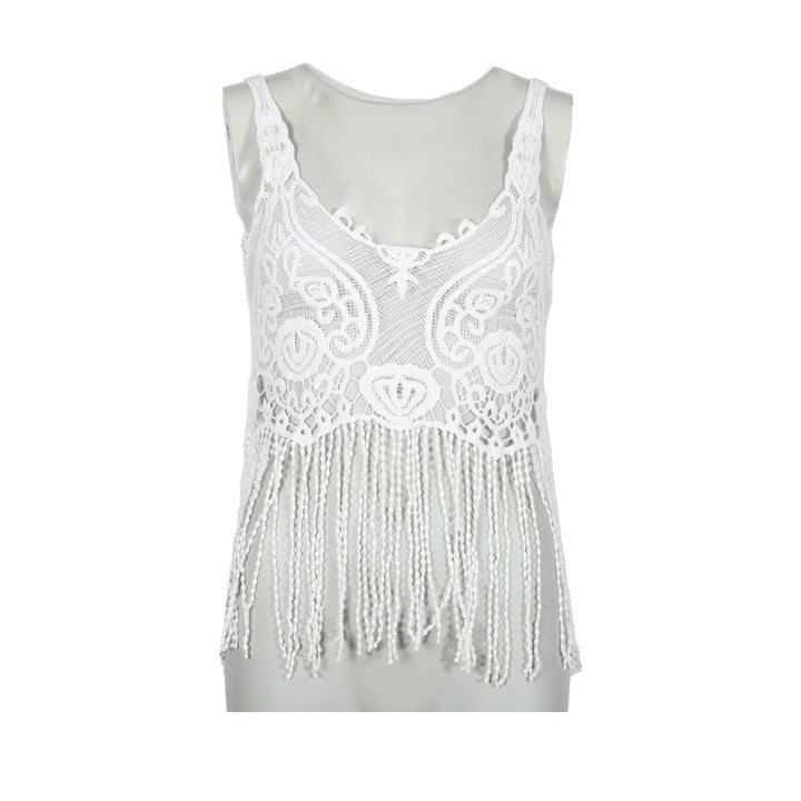 Petite Crochet Vest Top