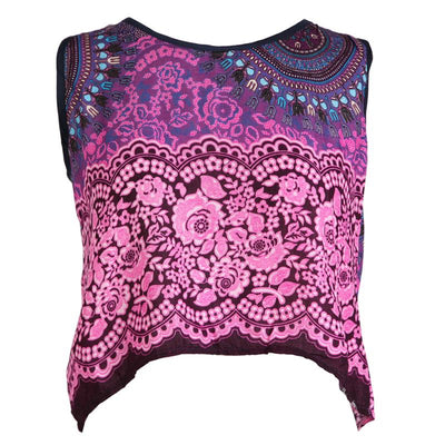 Thai Open Back Tank Top
