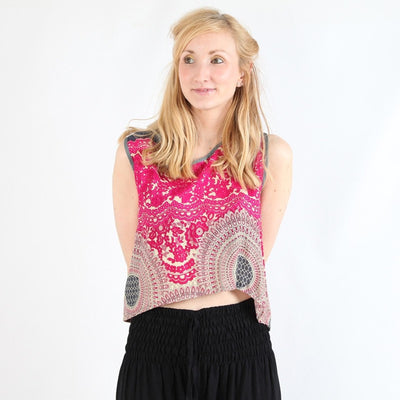 Thai Open Back Tank Top