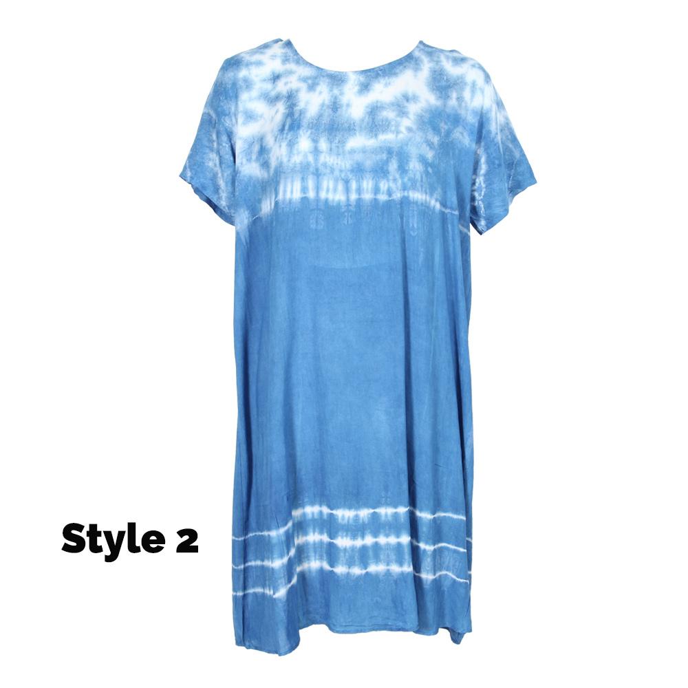Indigo Tie Dye Dress