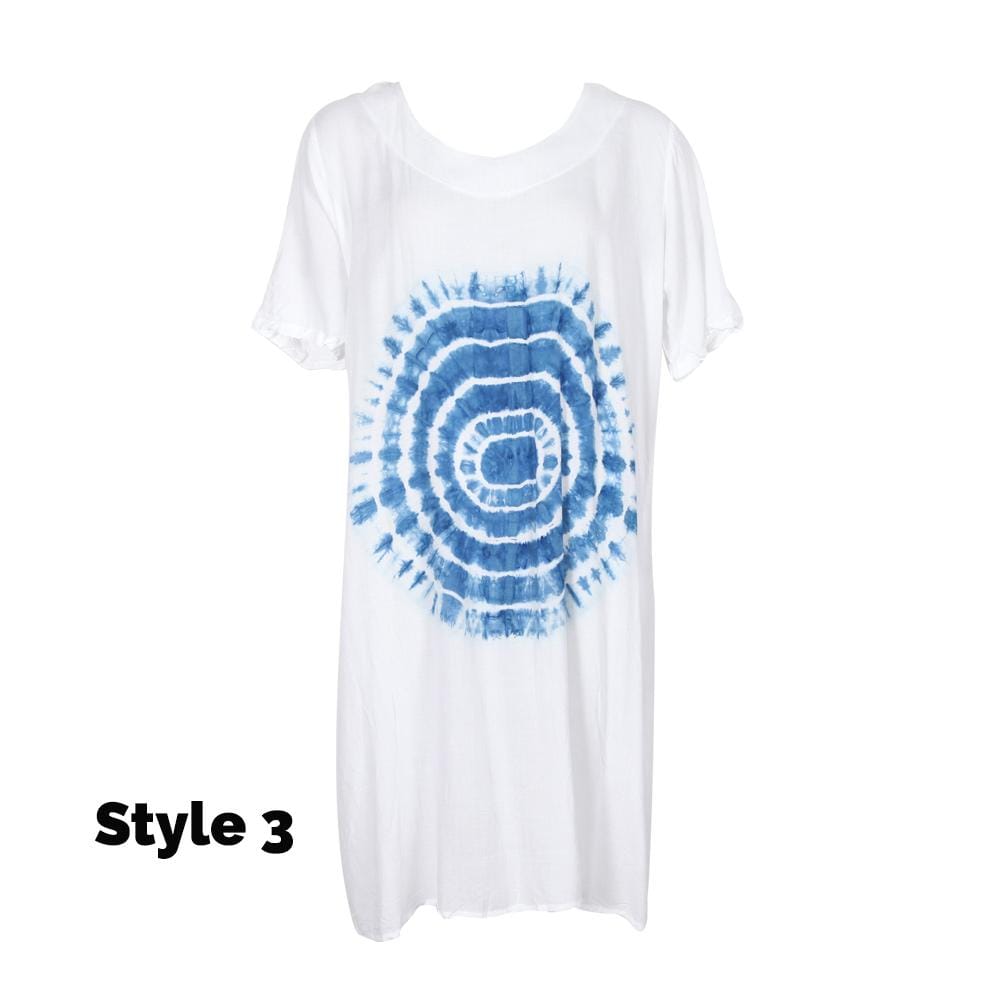 Indigo Tie Dye Dress