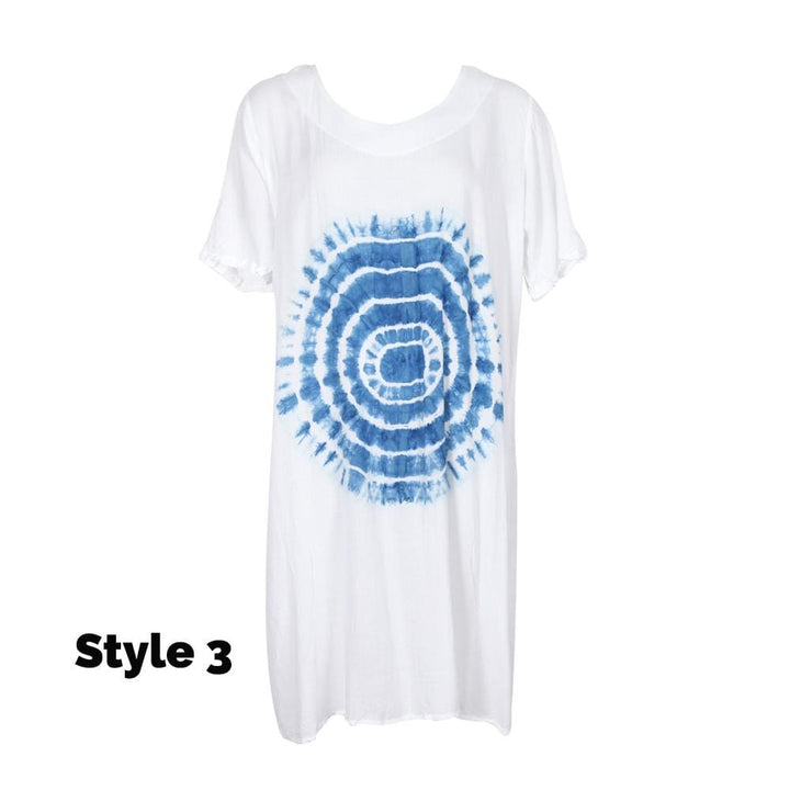 Indigo Tie Dye Dress