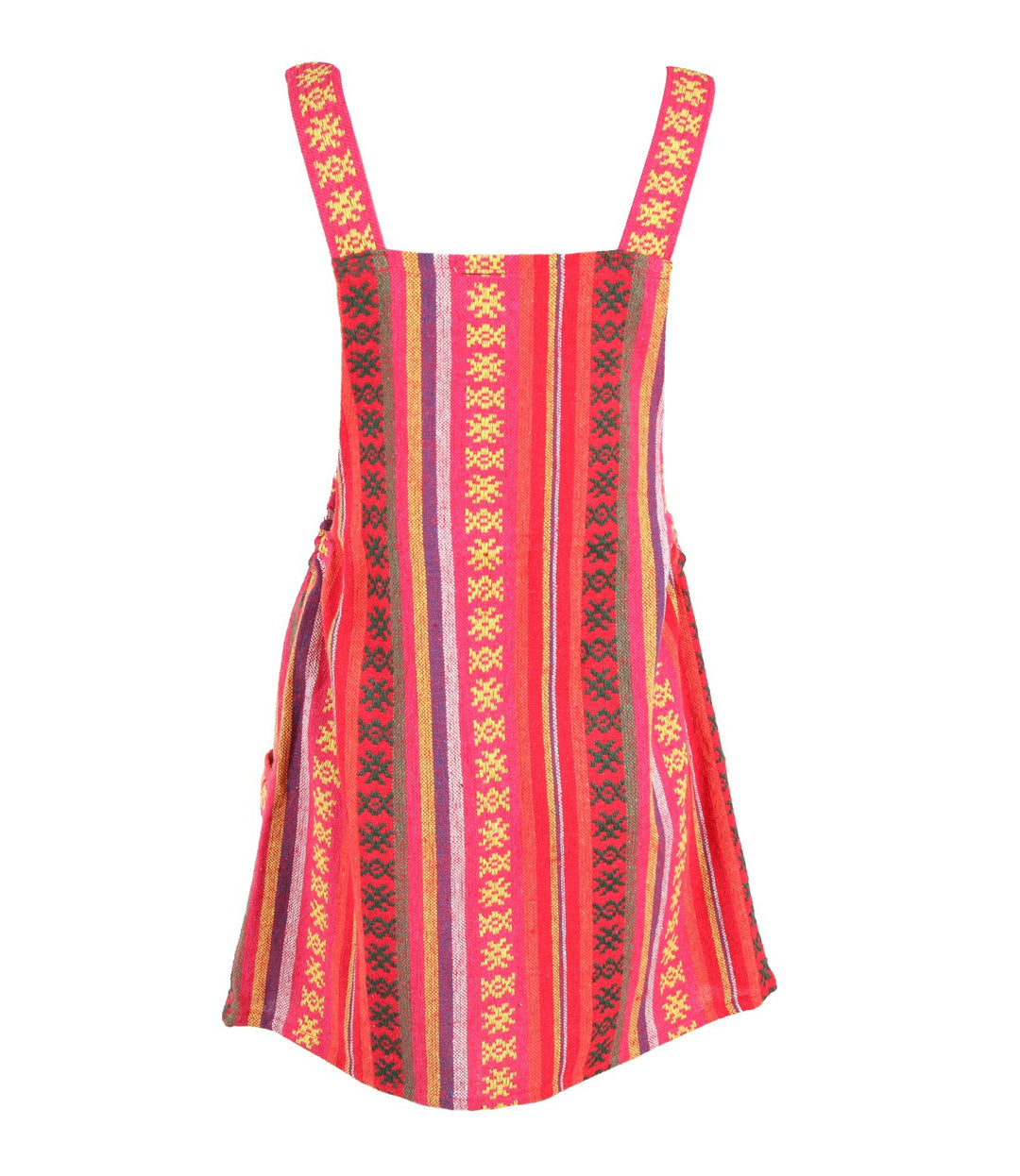 Woven Dungaree Dress