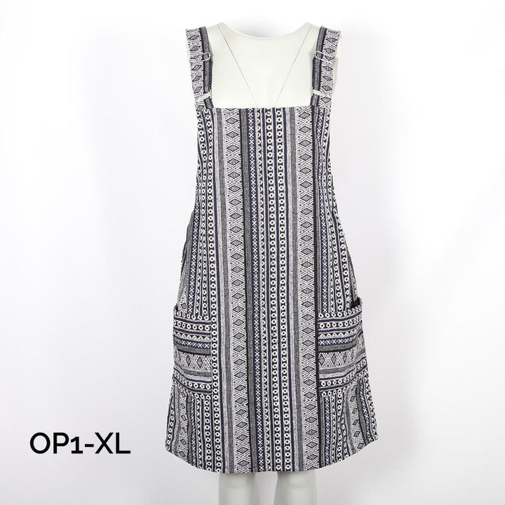 Woven Dungaree Dress