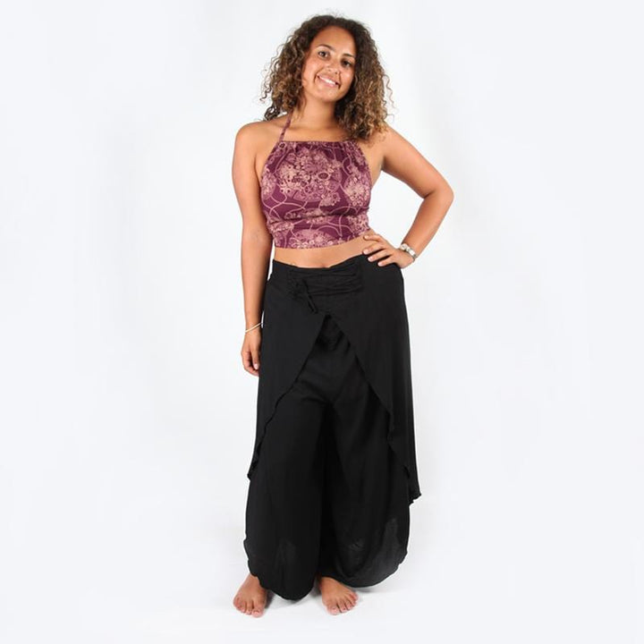Cropped Tie Back Cami Top