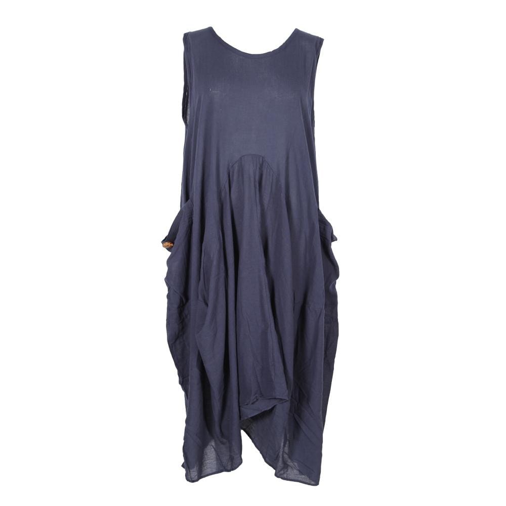 Sleeveless Cocoon Dress