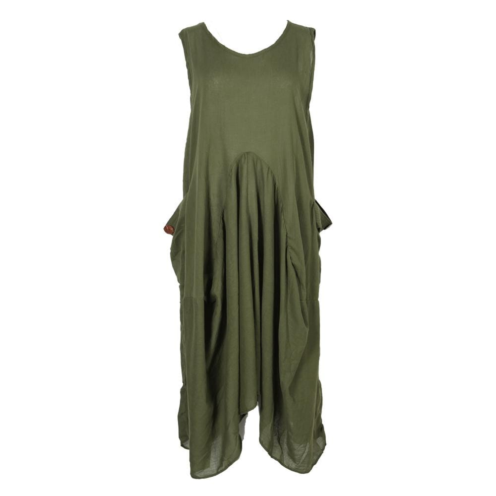 Sleeveless Cocoon Dress
