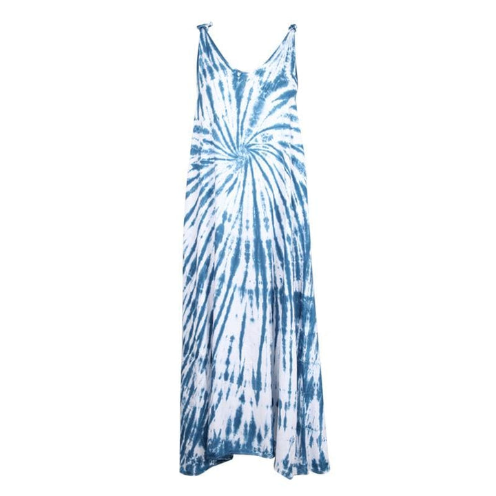 Shibori Indigo Tie Dye Maxi Dress