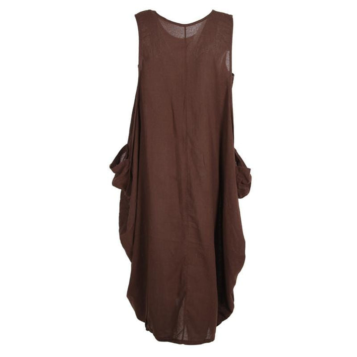 Sleeveless Cocoon Dress