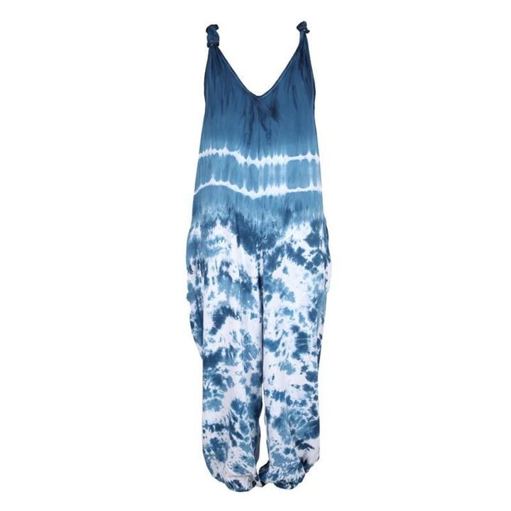 Shibori Indigo Tie Dye Jumpsuit