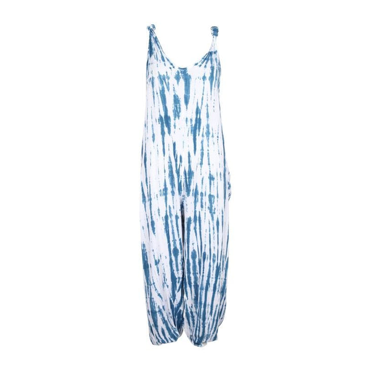 Shibori Indigo Tie Dye Jumpsuit