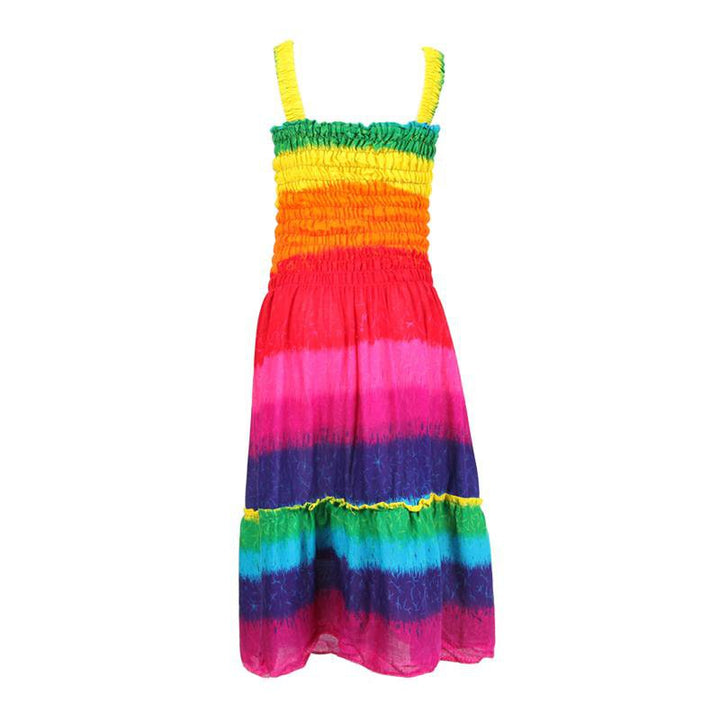 Rainbow Maxi Dress for Girls