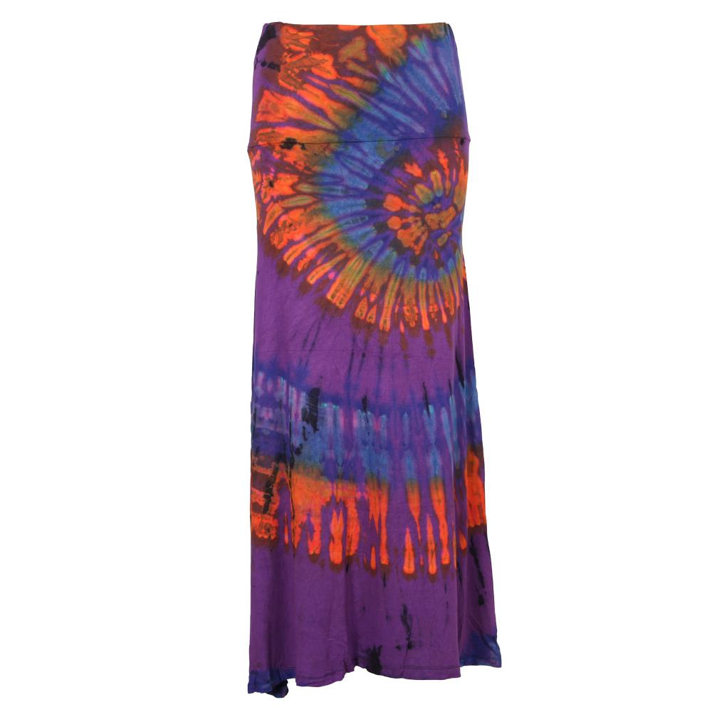 Tie Dye Maxi Skirt1