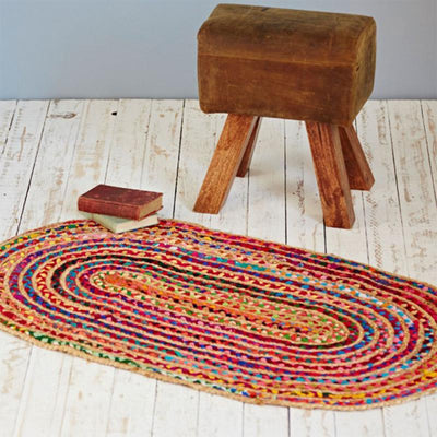 Recycled Jute And Cotton Rug