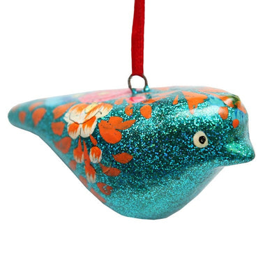 Glitter Bird Decoration