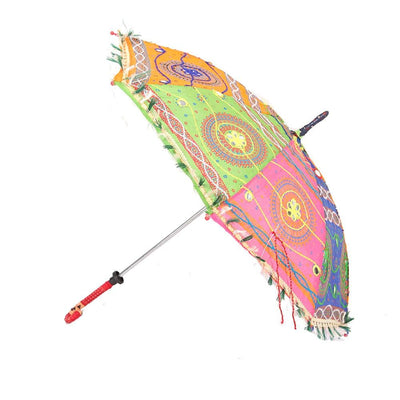 Small Embroidered Sun Umbrella