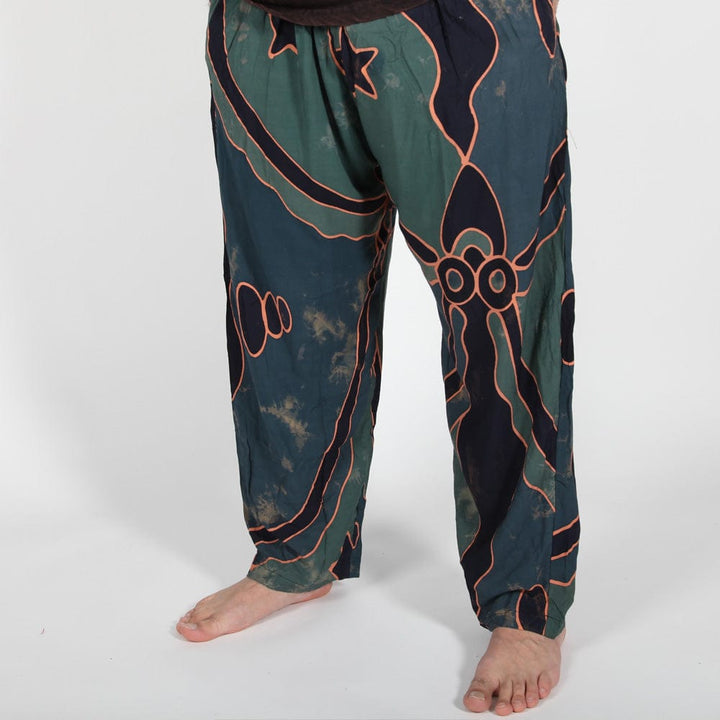 Men's Bali Abstract Patterned Trousers