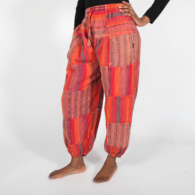 Overdyed Patchwork Genie Pants