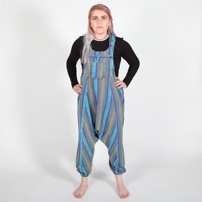 Kantha Embroidered Dungarees