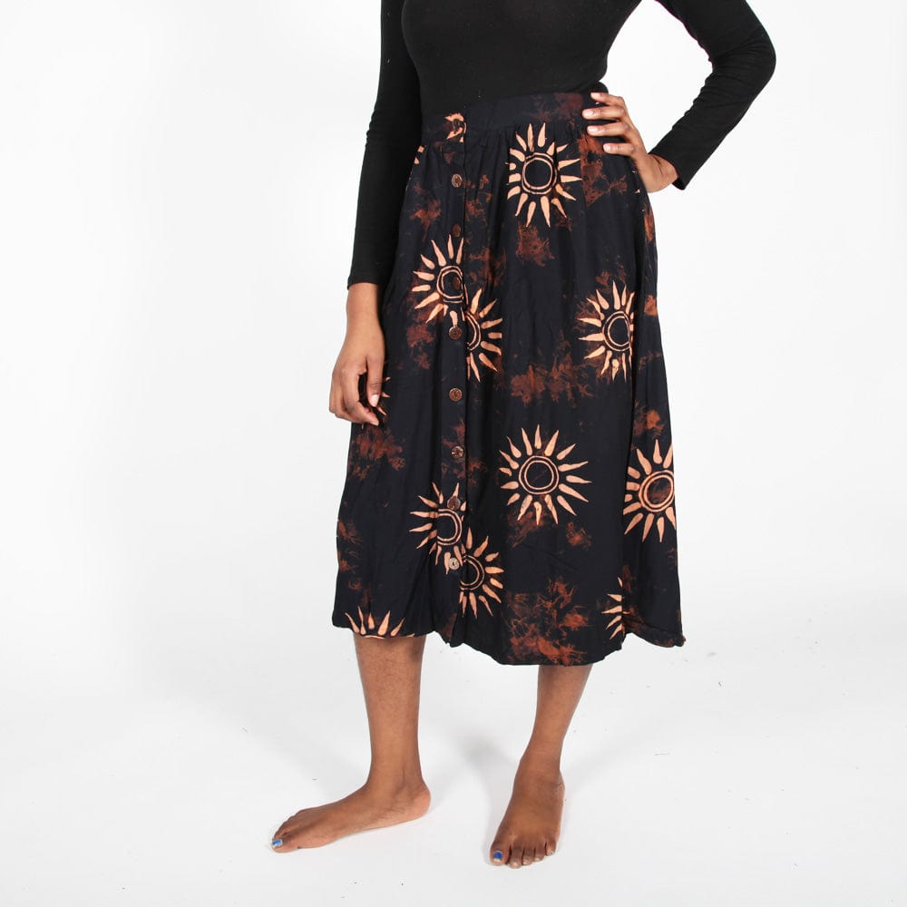 Batik Sun Pattern Skirt