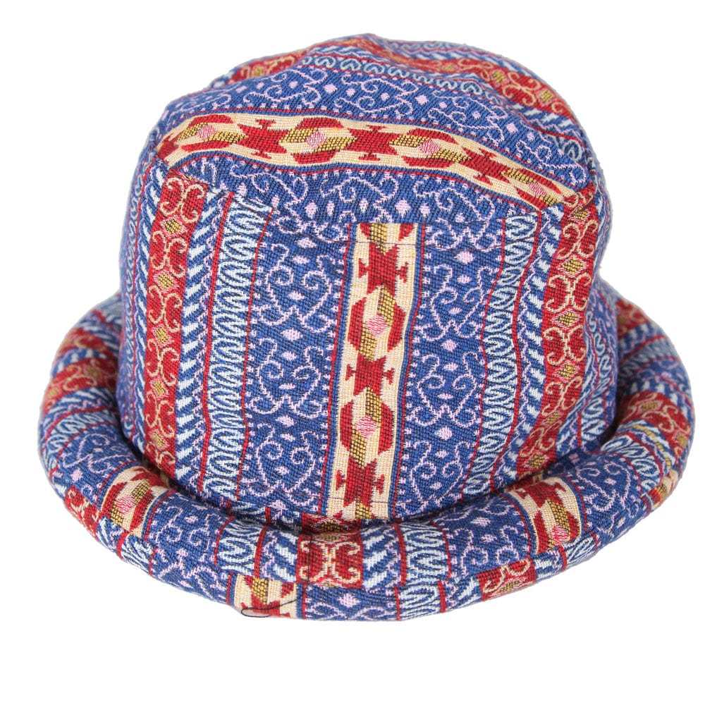 Woven Fabric Roll Brim Hat