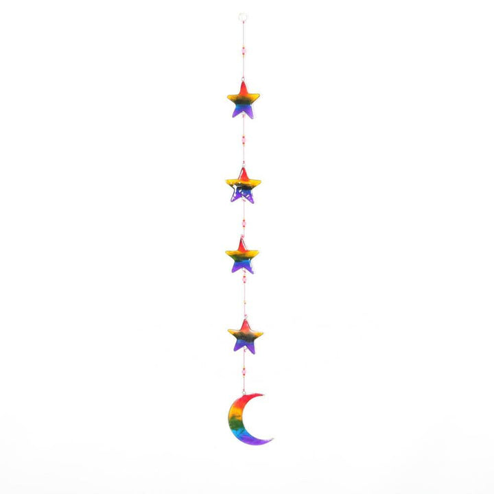 Rainbow Stars & Moon Suncatcher