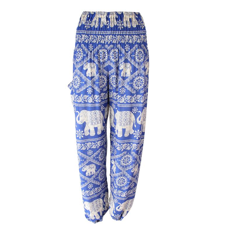 AGRA Elephant Pants  Blue  Harem Pants  ELEPANTA