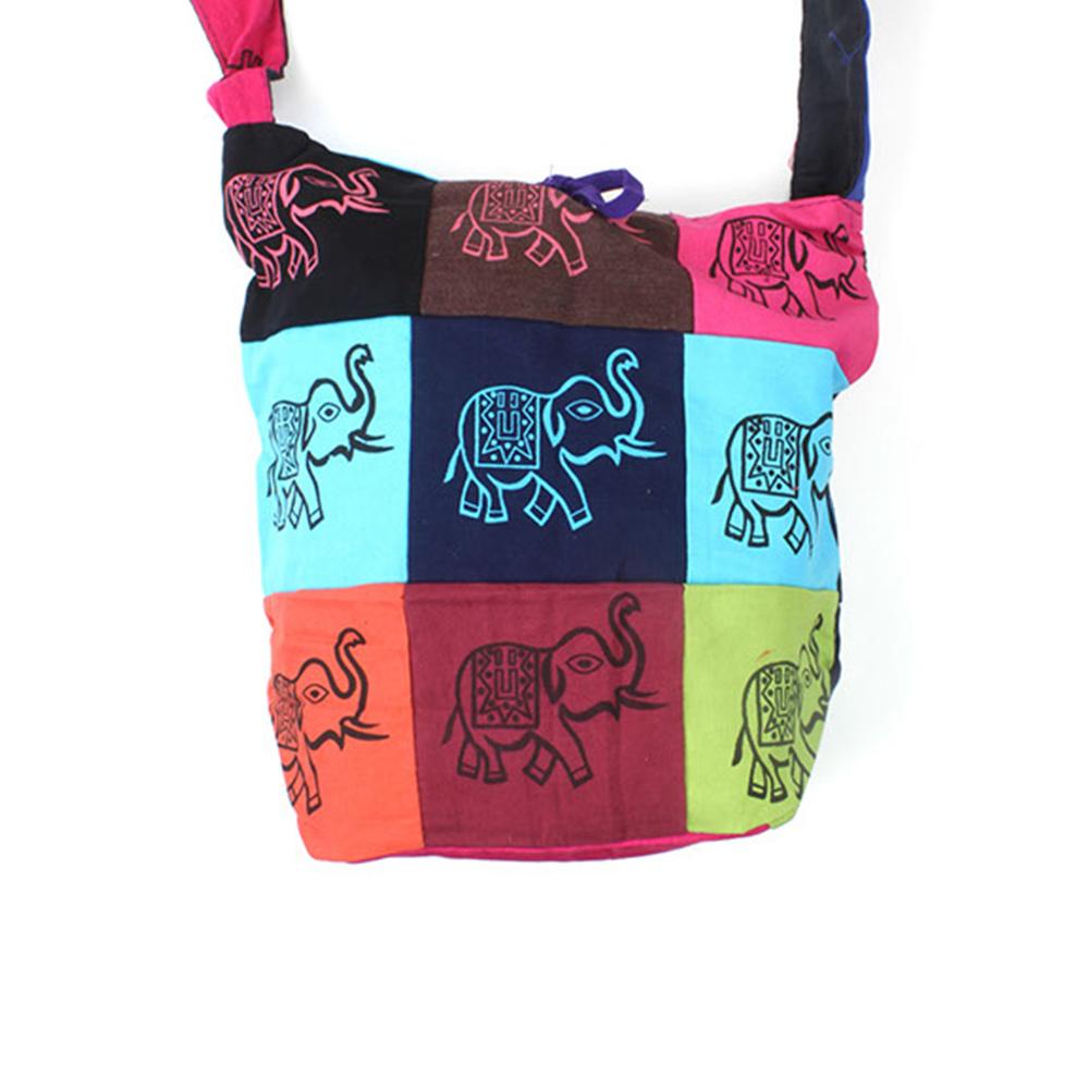 Elephant patch Slouch Bag