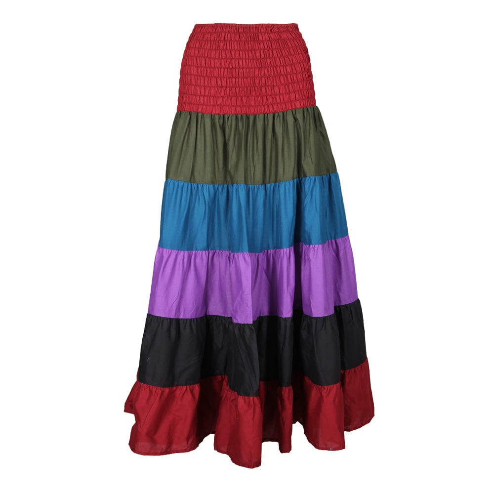 Organic Layered Maxi Skirt