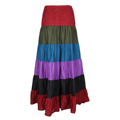 Organic Layered Maxi Skirt