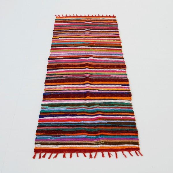 Upcycled Handmade Rag Rug