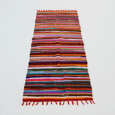 Upcycled Handmade Rag Rug