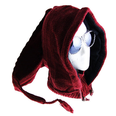 Pixie Knit Hood With Neck Warmer