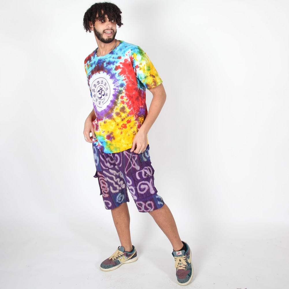 Patchwork Overdyed Cargo Shorts
