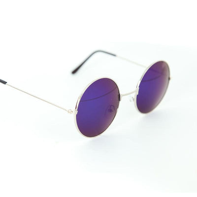 Flash Tinted Lennon Round Sunglasses