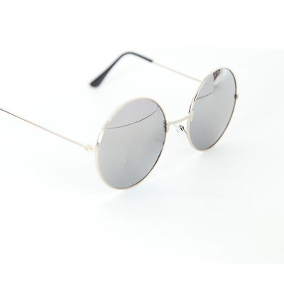 Flash Tinted Lennon Round Sunglasses