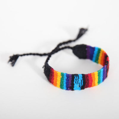 Wide Guatemalan Wristband