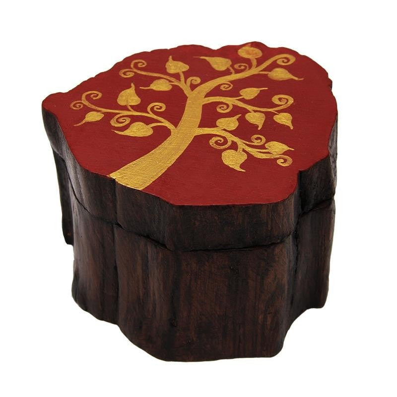 Golden Tree Log Box, Sliding lid