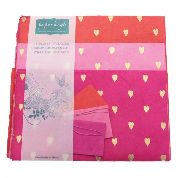 Lokta Paper Gift Wrap with Tags