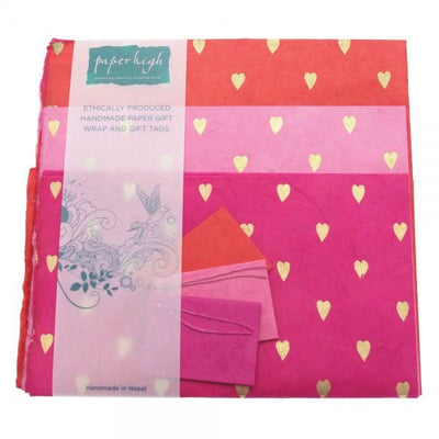 Lokta Paper Gift Wrap with Tags