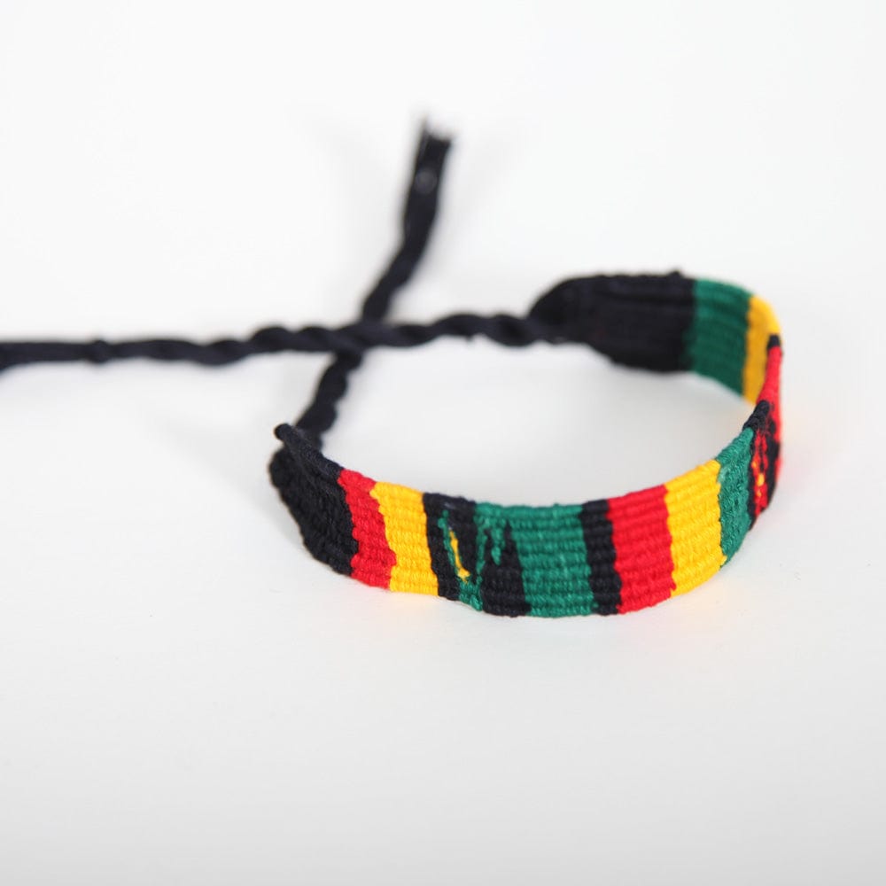 Wide Guatemalan Wristband