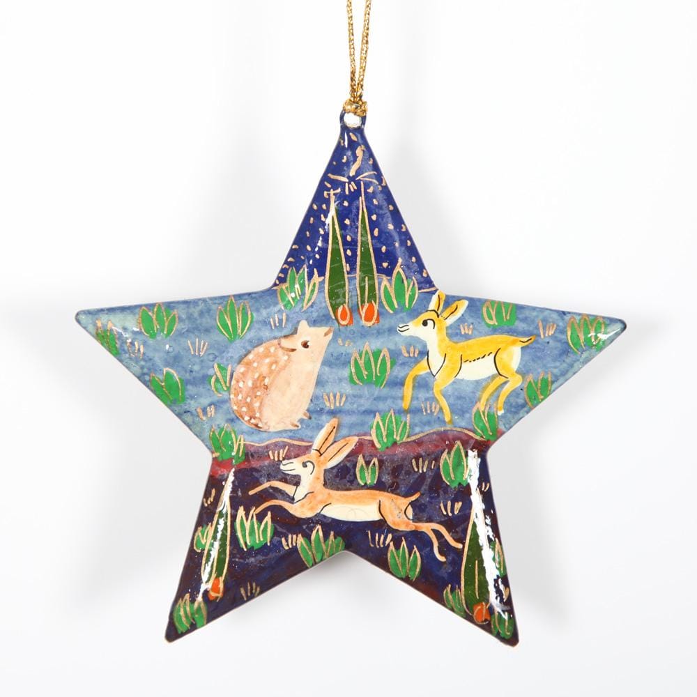 Woodland Star Christmas Ornament